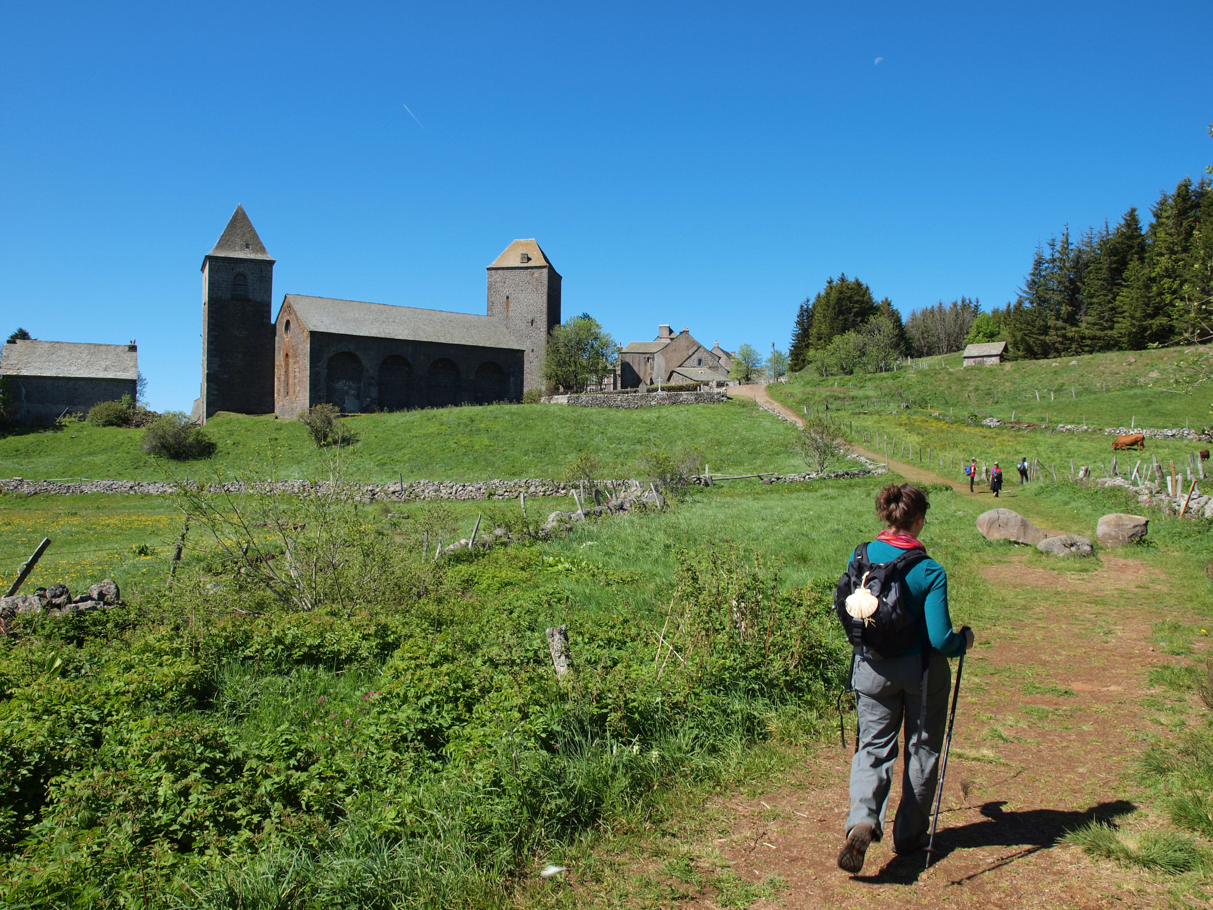 Image Chemin de Compostelle, Aumont-Aubrac - Conques